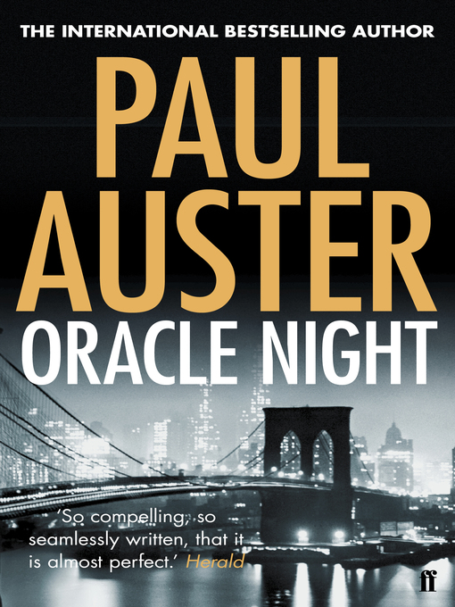Title details for Oracle Night by Paul Auster - Wait list